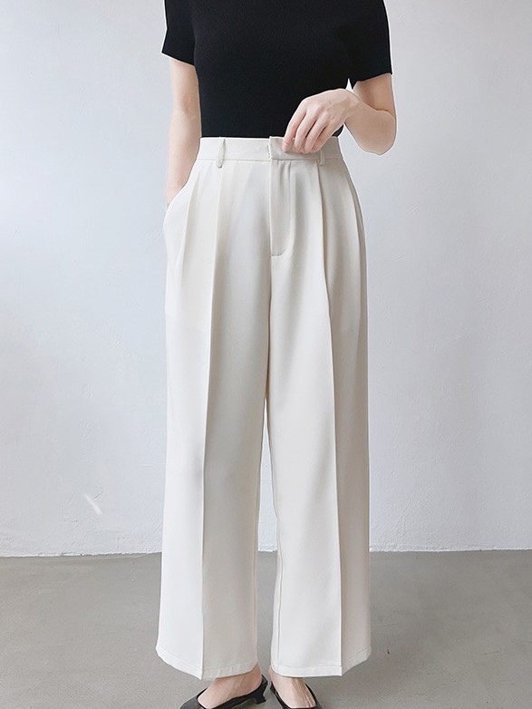 Nalae Ankle OL Pants-The Black Bow-