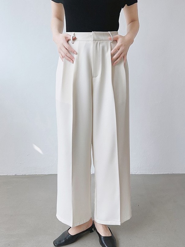 Nalae Ankle OL Pants-The Black Bow-