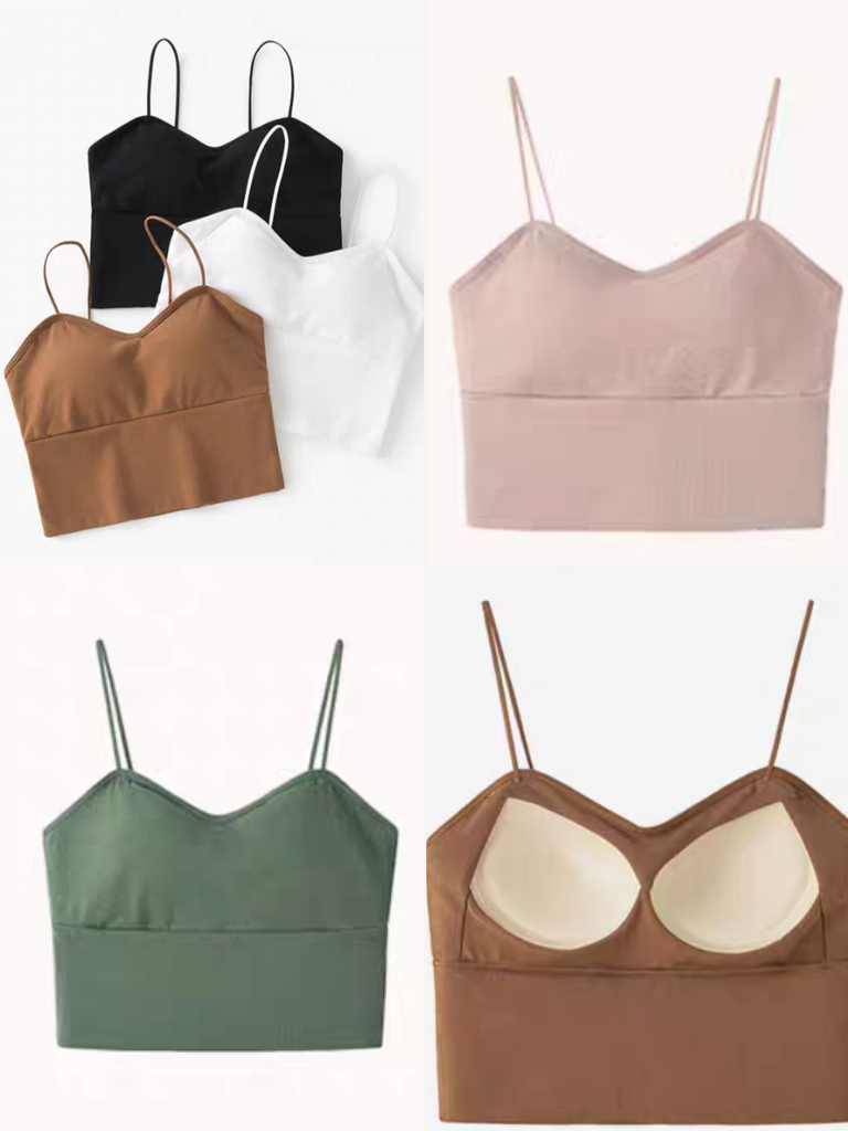 Qanda Low Padded Padded Cami Top