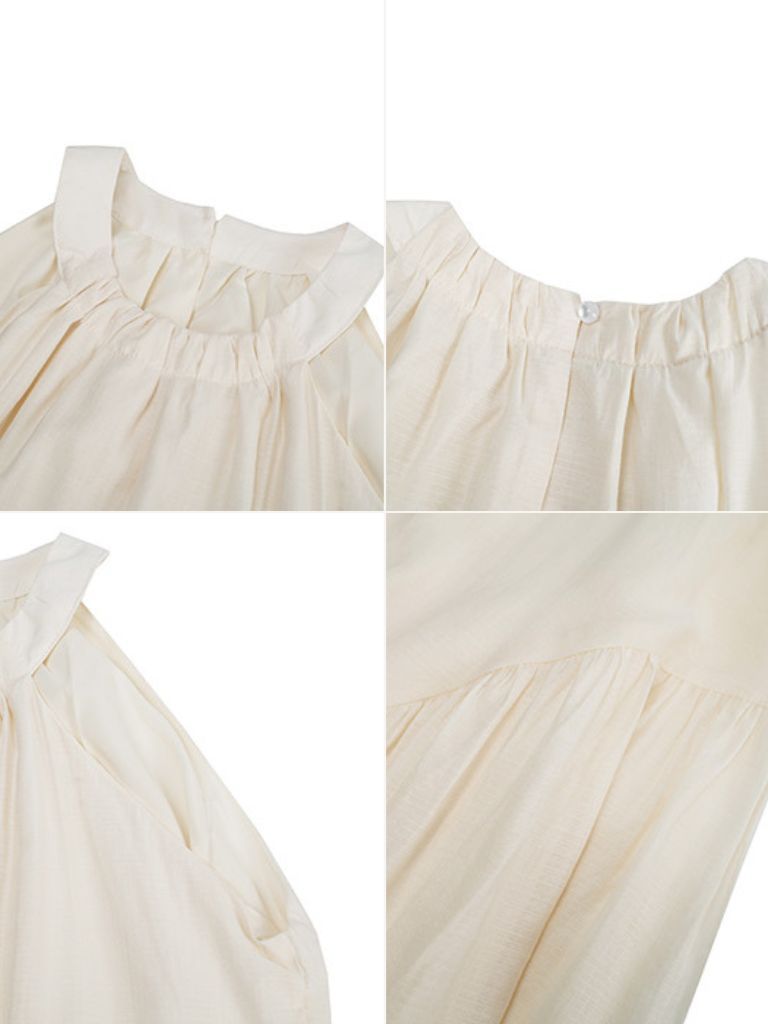 Xandya Halter Neck Ruffle Dress-The Black Bow-