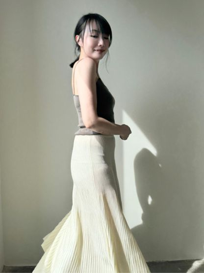 Emma Pleated Maxi Skirt