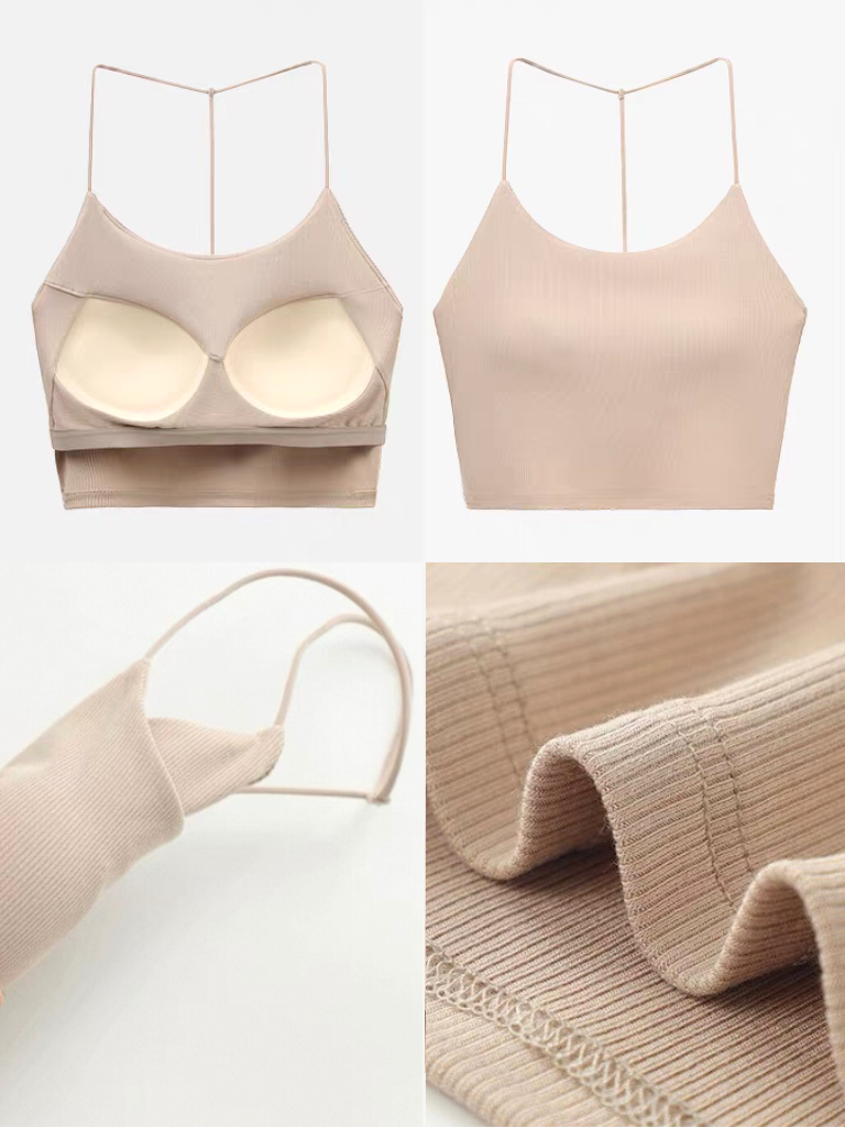 Qabila Racer Back Padded Top