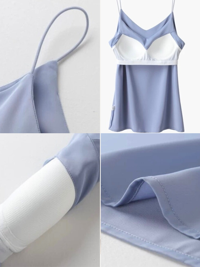 Quella Satin Padded Cami Top