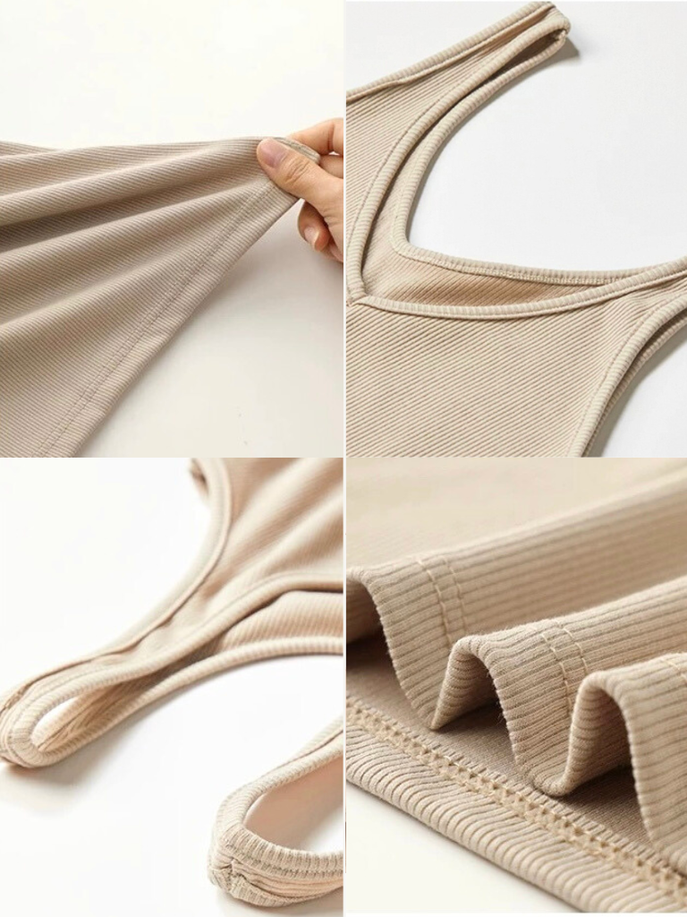 Qadyn V-Neck Knit Top