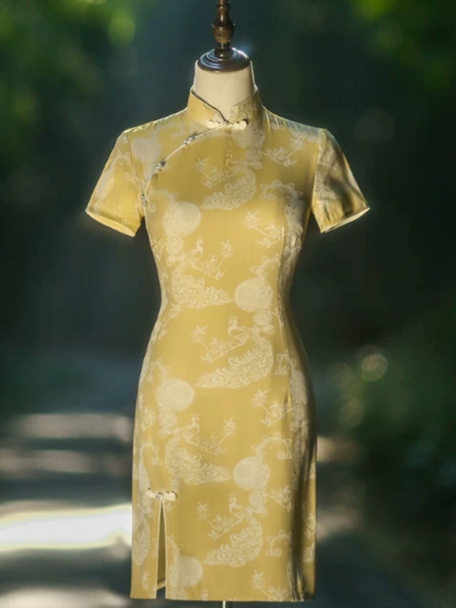 Ya Can Jacquard Cheongsam