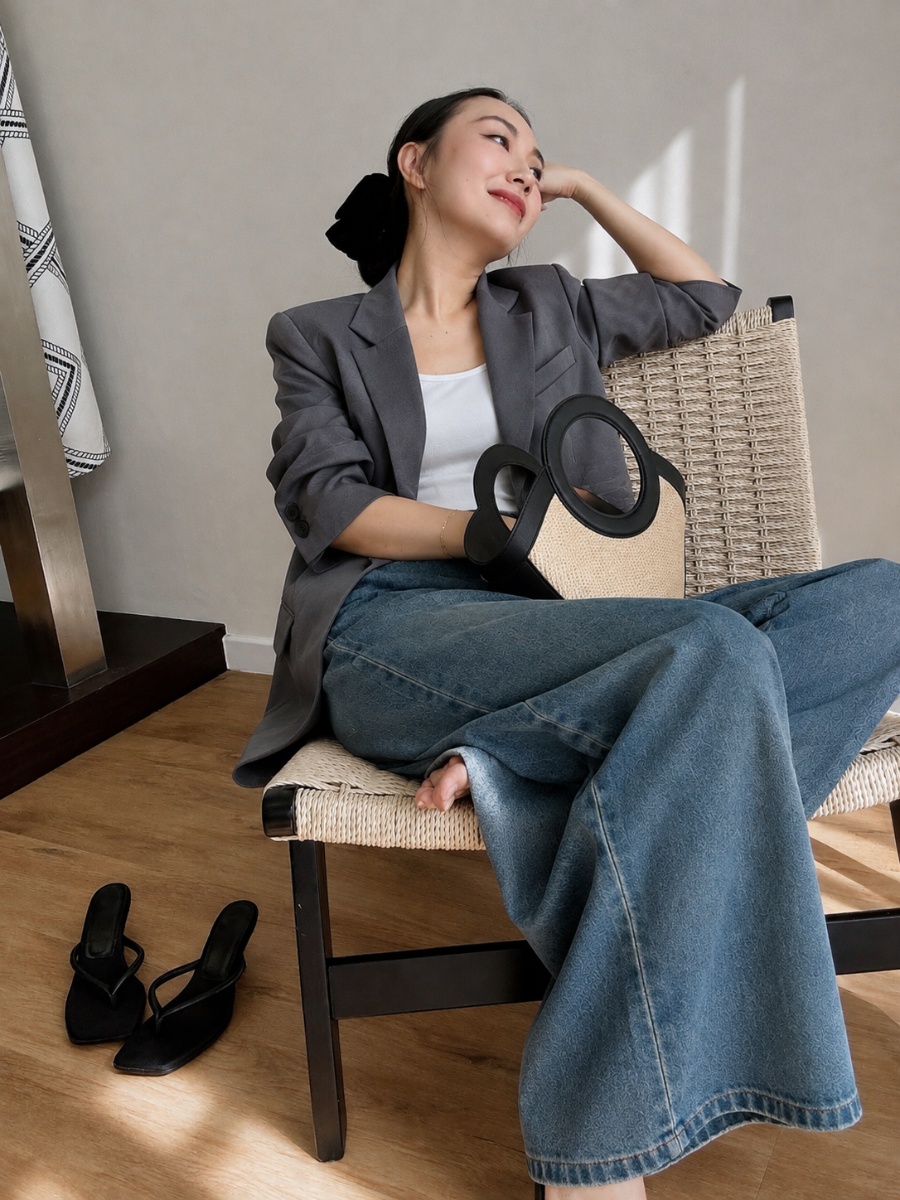 Colbie Relaxed Single-Button Blazer