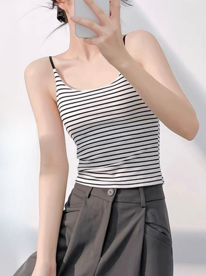 Beiley Stripe Padded Top