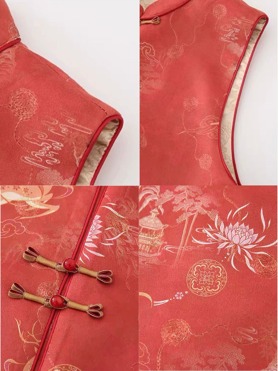 Shuang De Oriental Vest