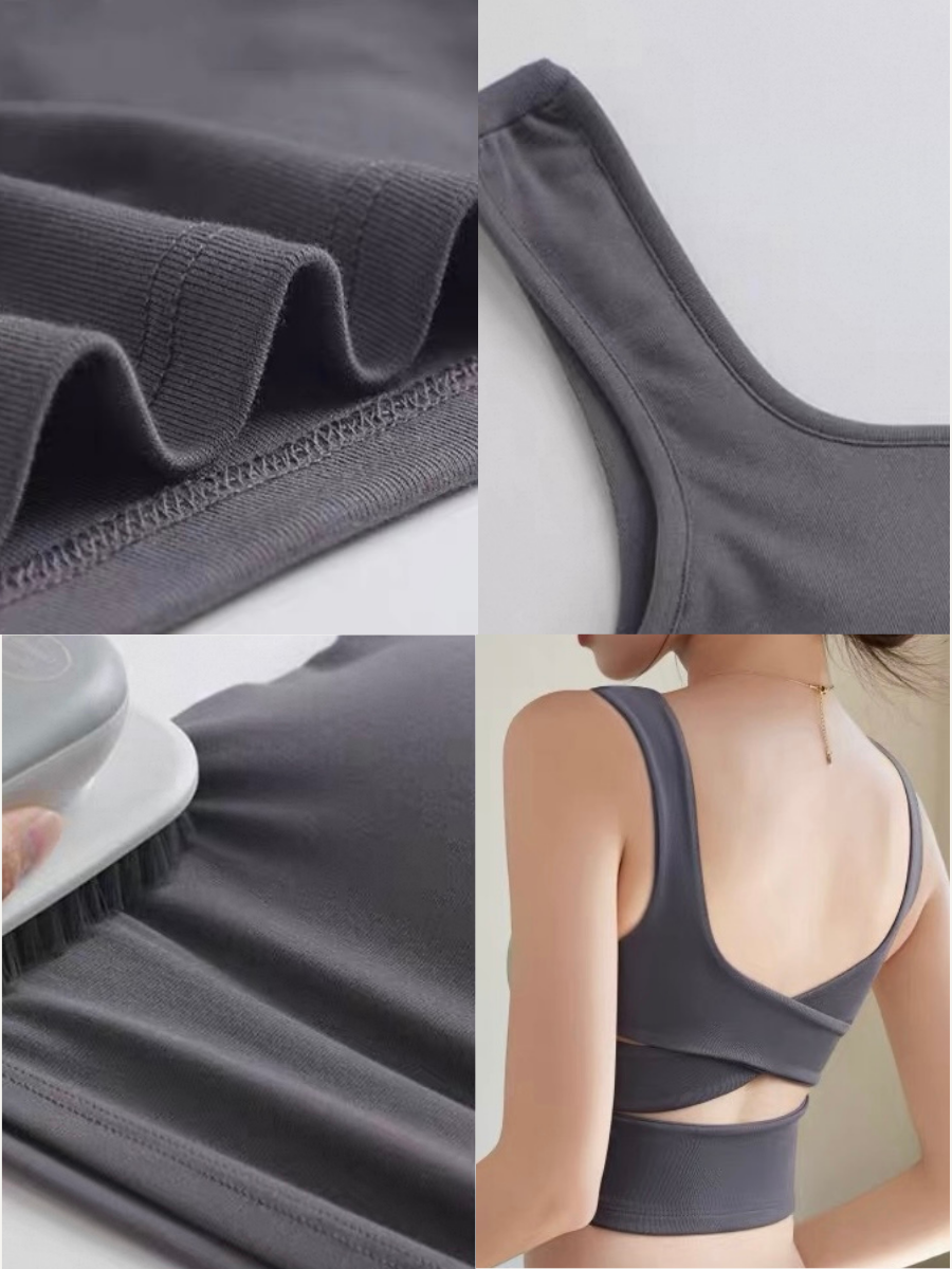 Bodie Crossed Low Back Padded Top