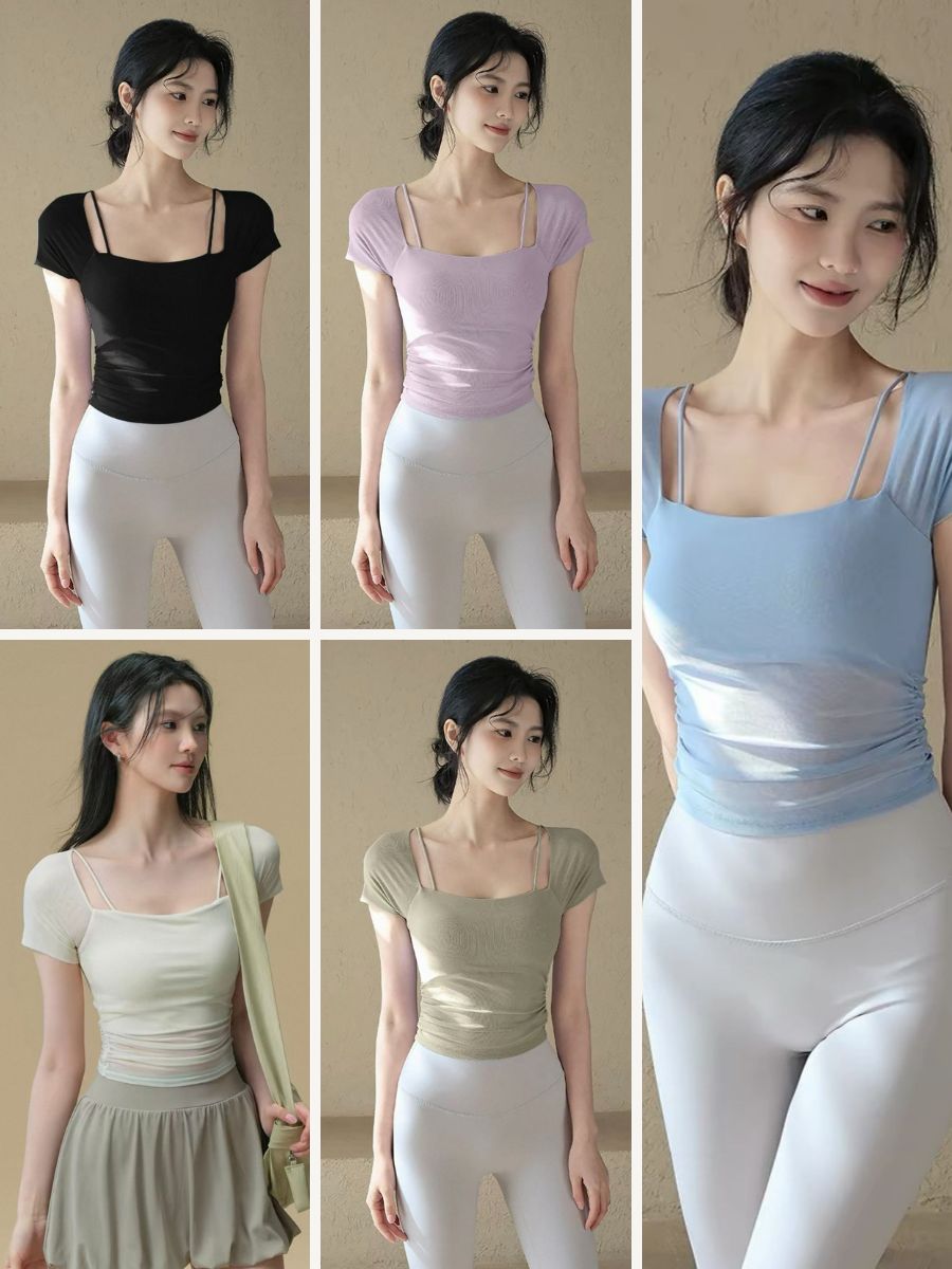Stevie Mesh Active Top