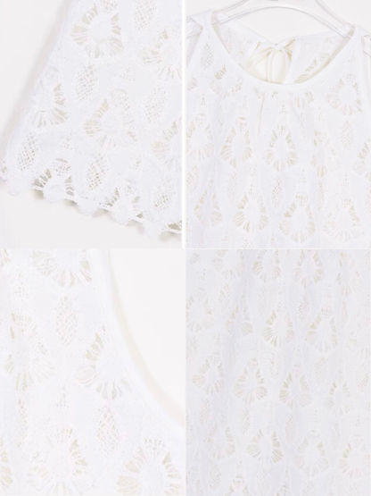 Xendaya Crochet Sleeveless Top & Skirt