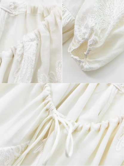 Xin Duo Graceful Embroided Dress