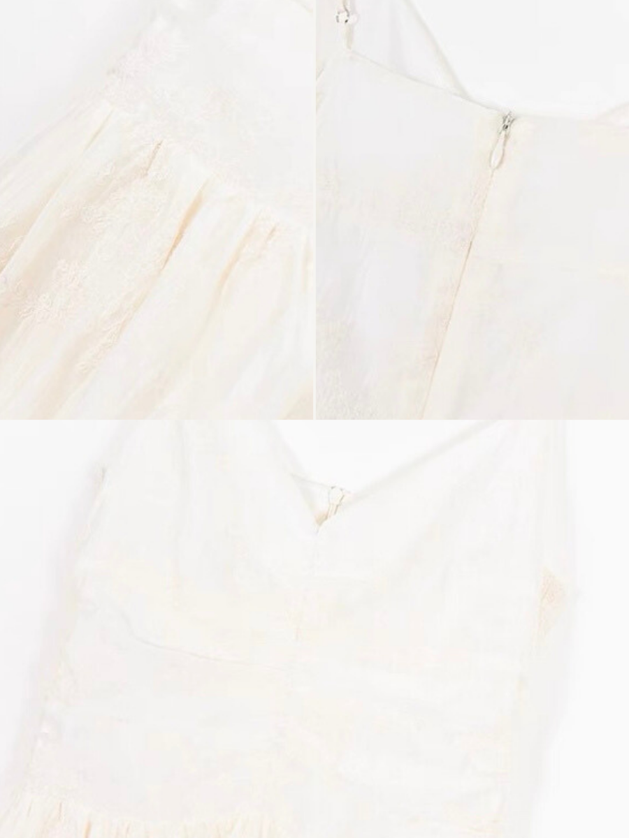 Xiina Embroided Flare Cami Dress
