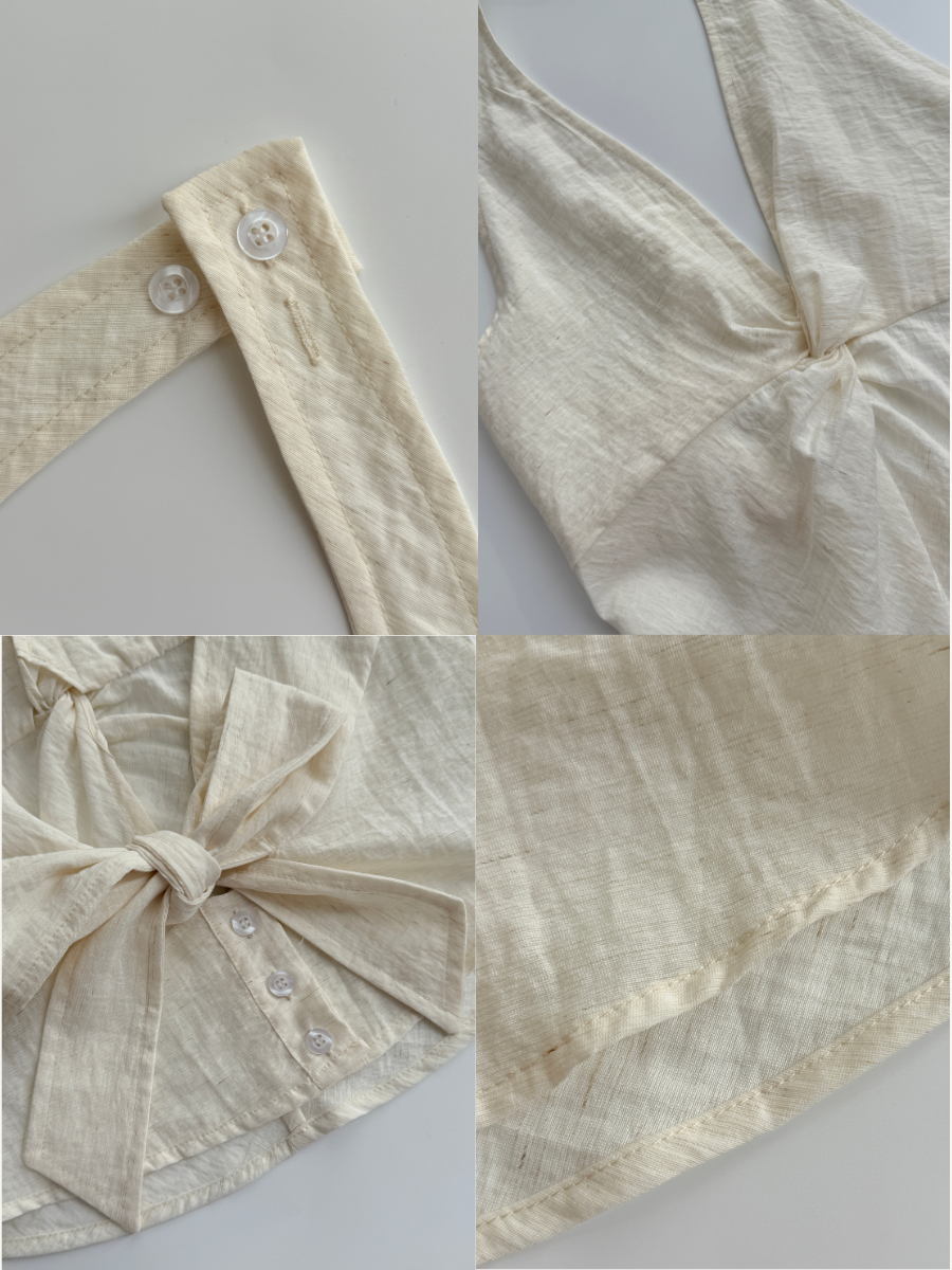 Kai Halter Neck Tie Back Top