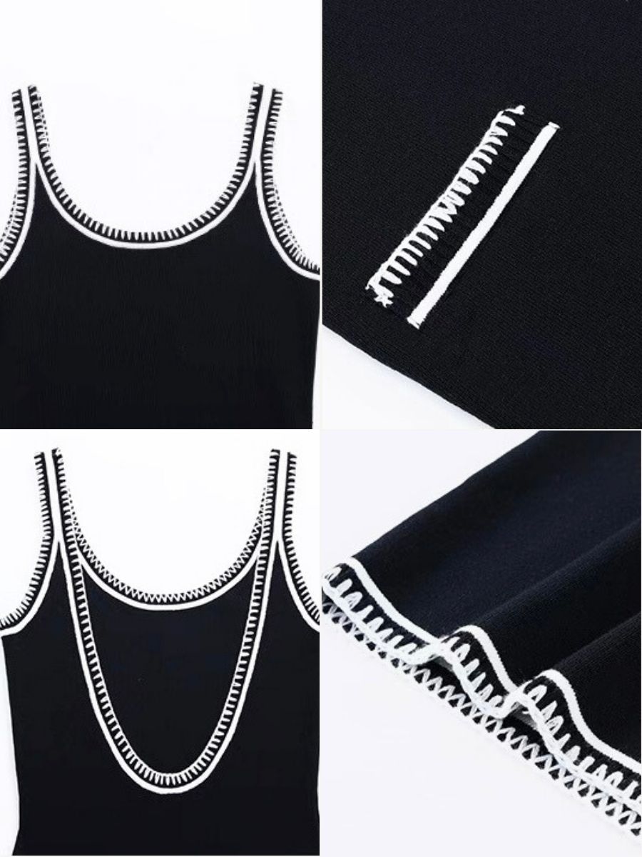 Kodi Colour Binding Knit Mini Dress