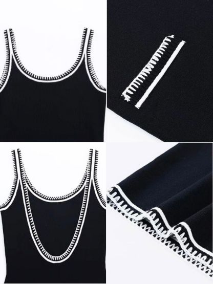 Kodi Colour Binding Knit Mini Dress