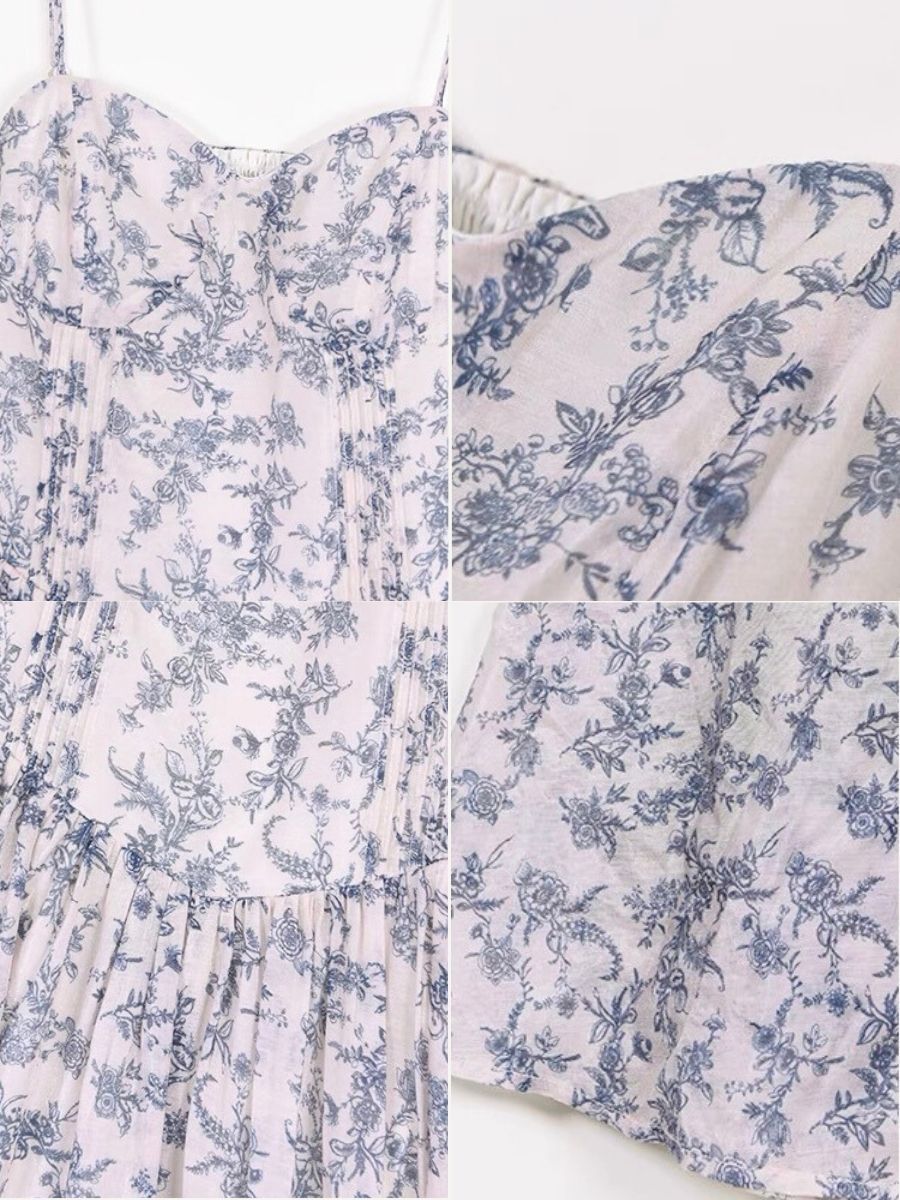 Myrtia Bustier Floral Cami Dress