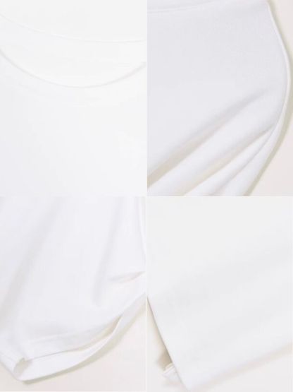 Mitty Mid Sleeve Crew Neck Top