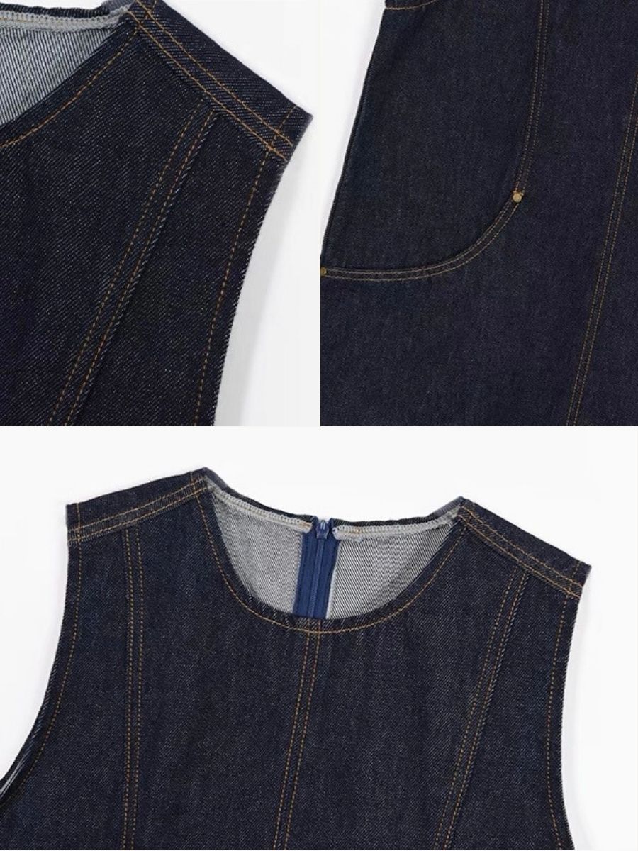 May Denim Shift Dress