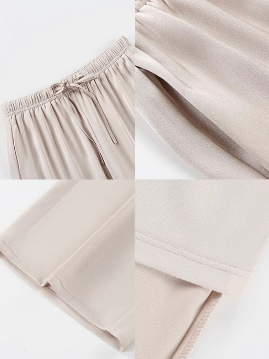 Wilma One Shoulder Satin Top & Pants