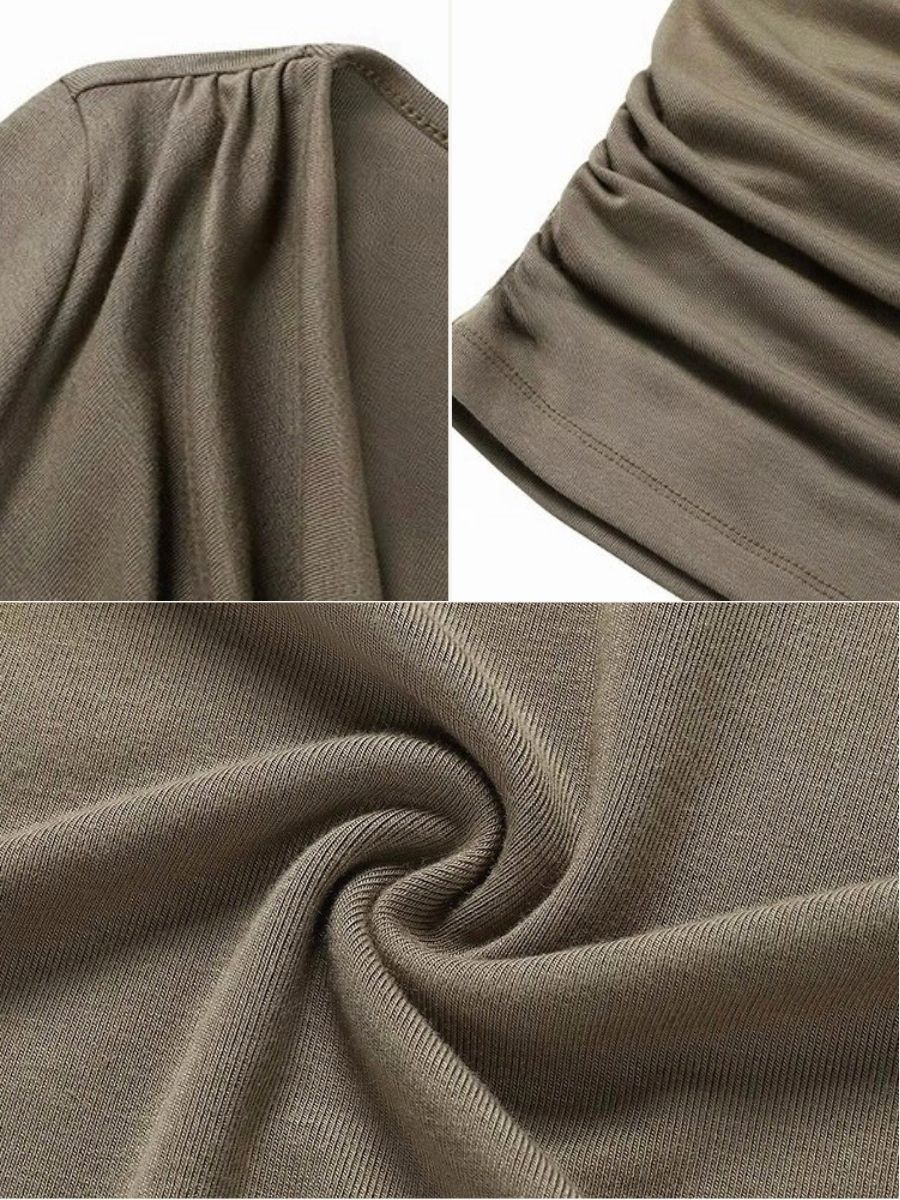 Alice One Shoulder/ Swing Collar Two Way Top