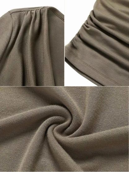 Alice One Shoulder/ Swing Collar Two Way Top