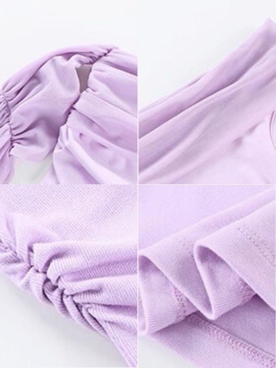 Alaina One Shoulder Top with Flowy Mesh Tie