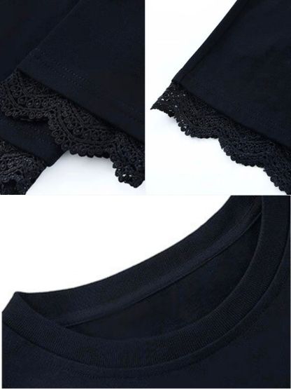 Abigail Lacey Trim Oversized Tee