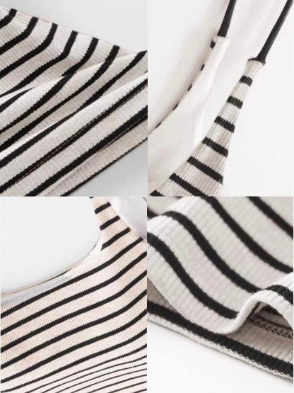 Beiley Stripe Padded Top