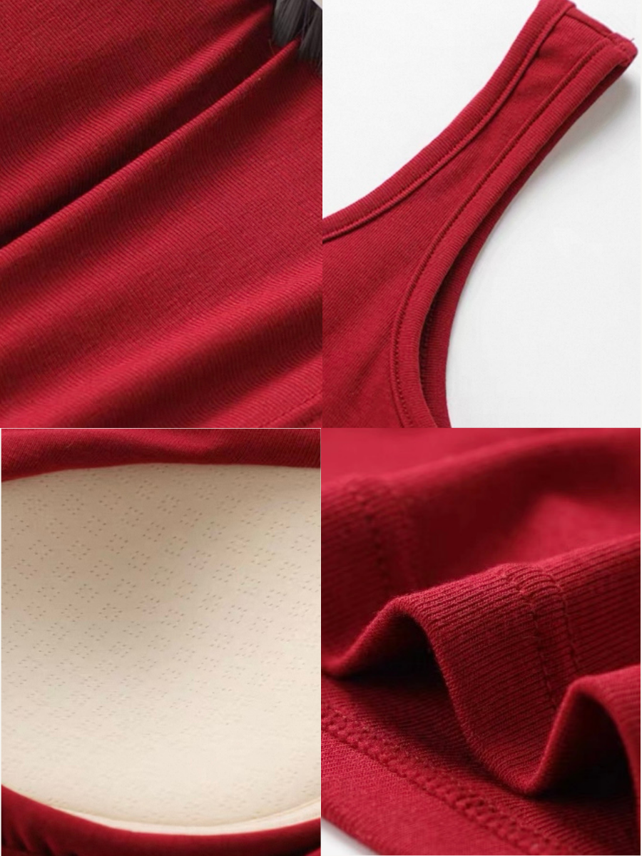 Blair Crossed Low Back Padded Top