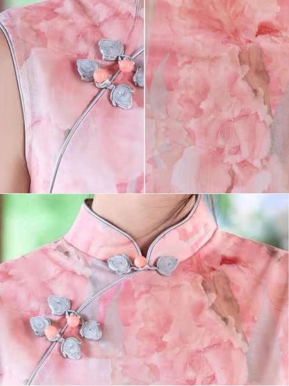 Ci Leng Floral Cheongsam