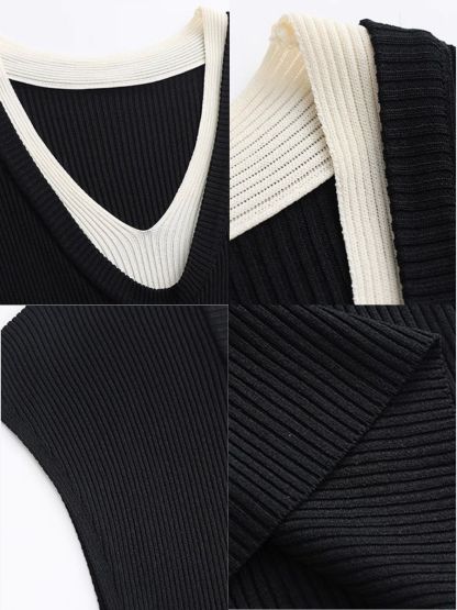 Lucy Fake Two Piece Top