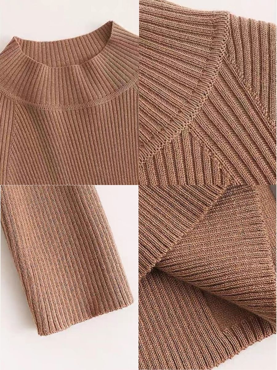 Lauren Mid Neck Knit Top