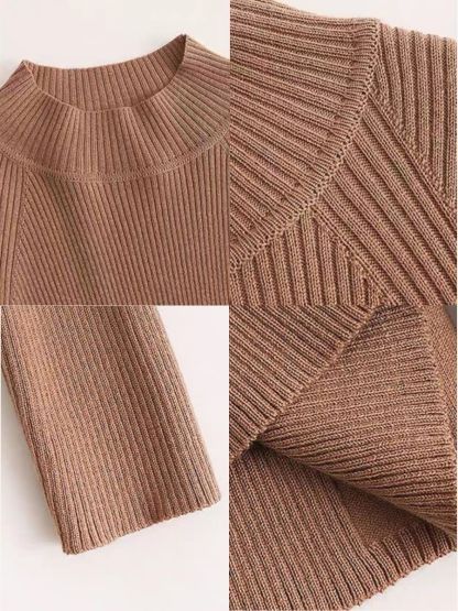 Lauren Mid Neck Knit Top