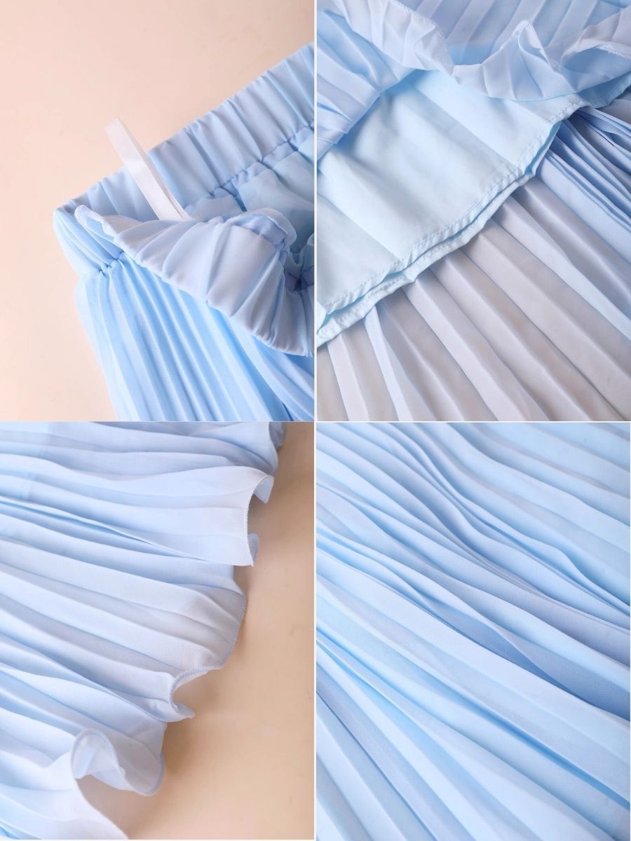 Ling Cang Pleated Skirt