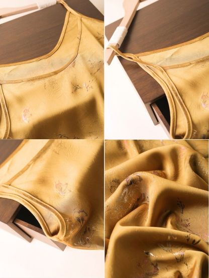 Ling Huang Oreitanl Satin Cami Dress