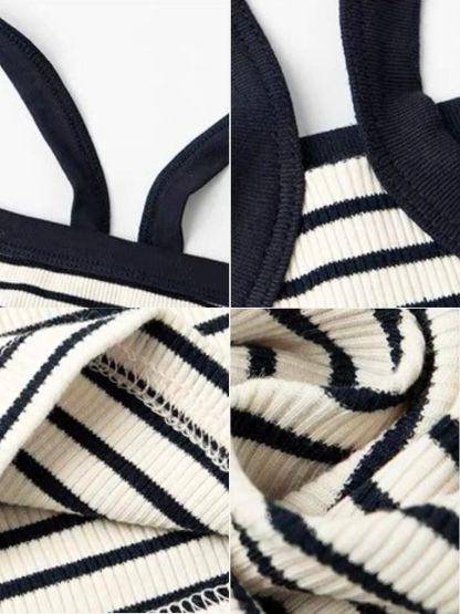 Delly Stripe Knit Top
