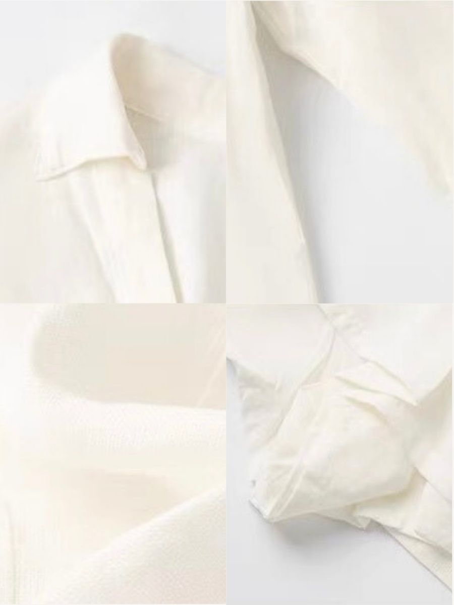 Delanie Linen Shirt & Skirt Set