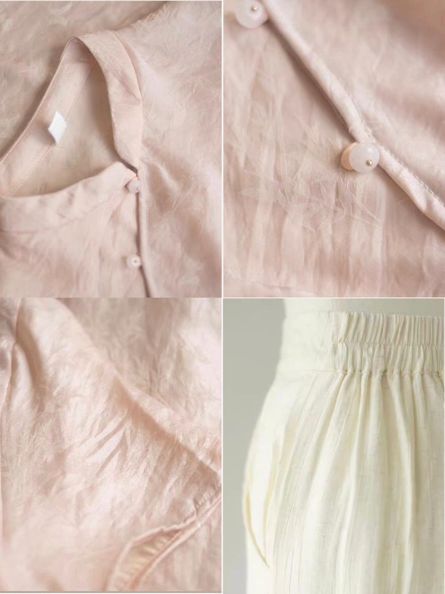 Pai Au Oriental Top & Pants Set