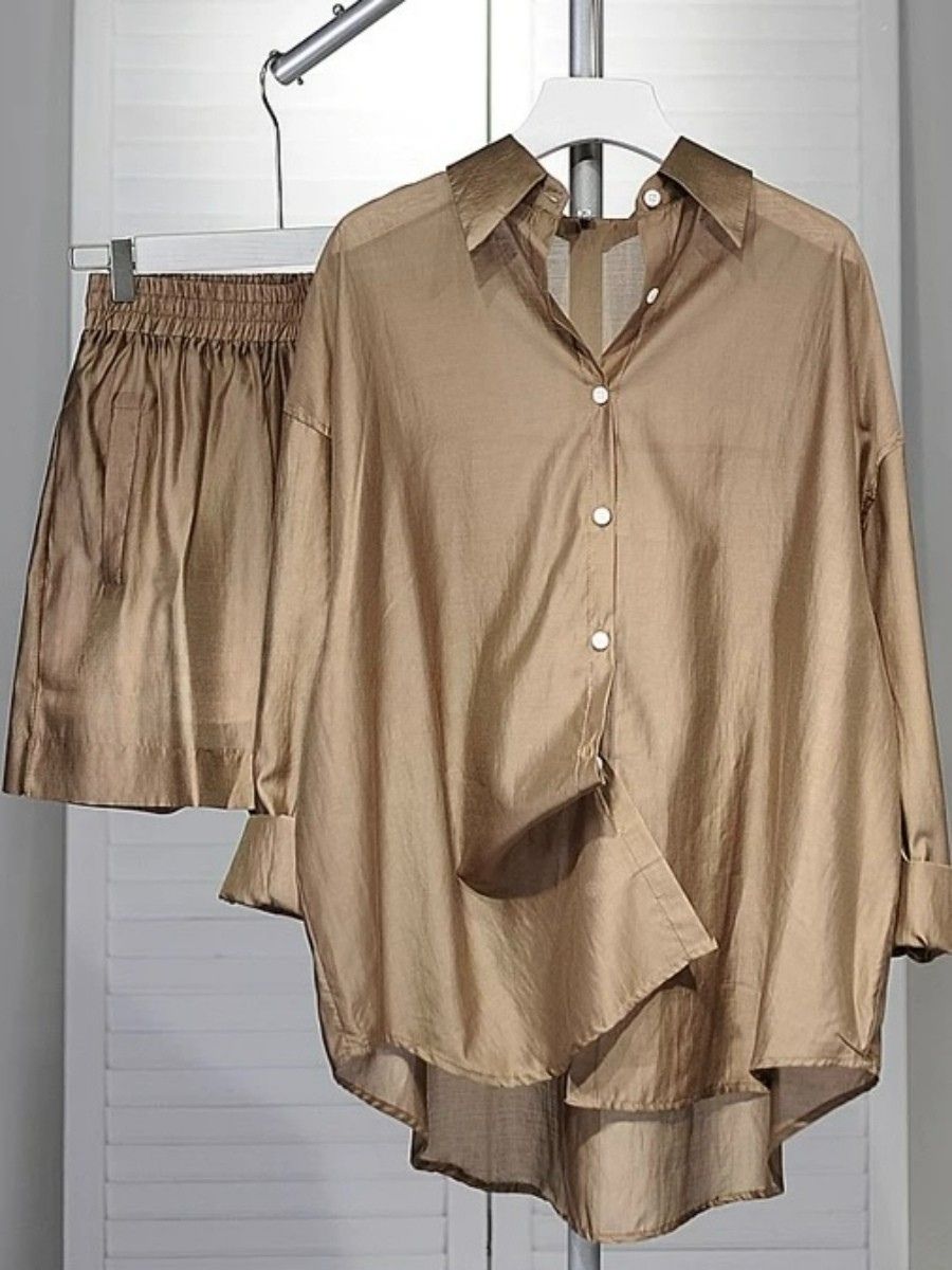 Laith Tencel Top & Shorts Set