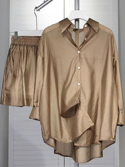 Laith Tencel Top & Shorts Set