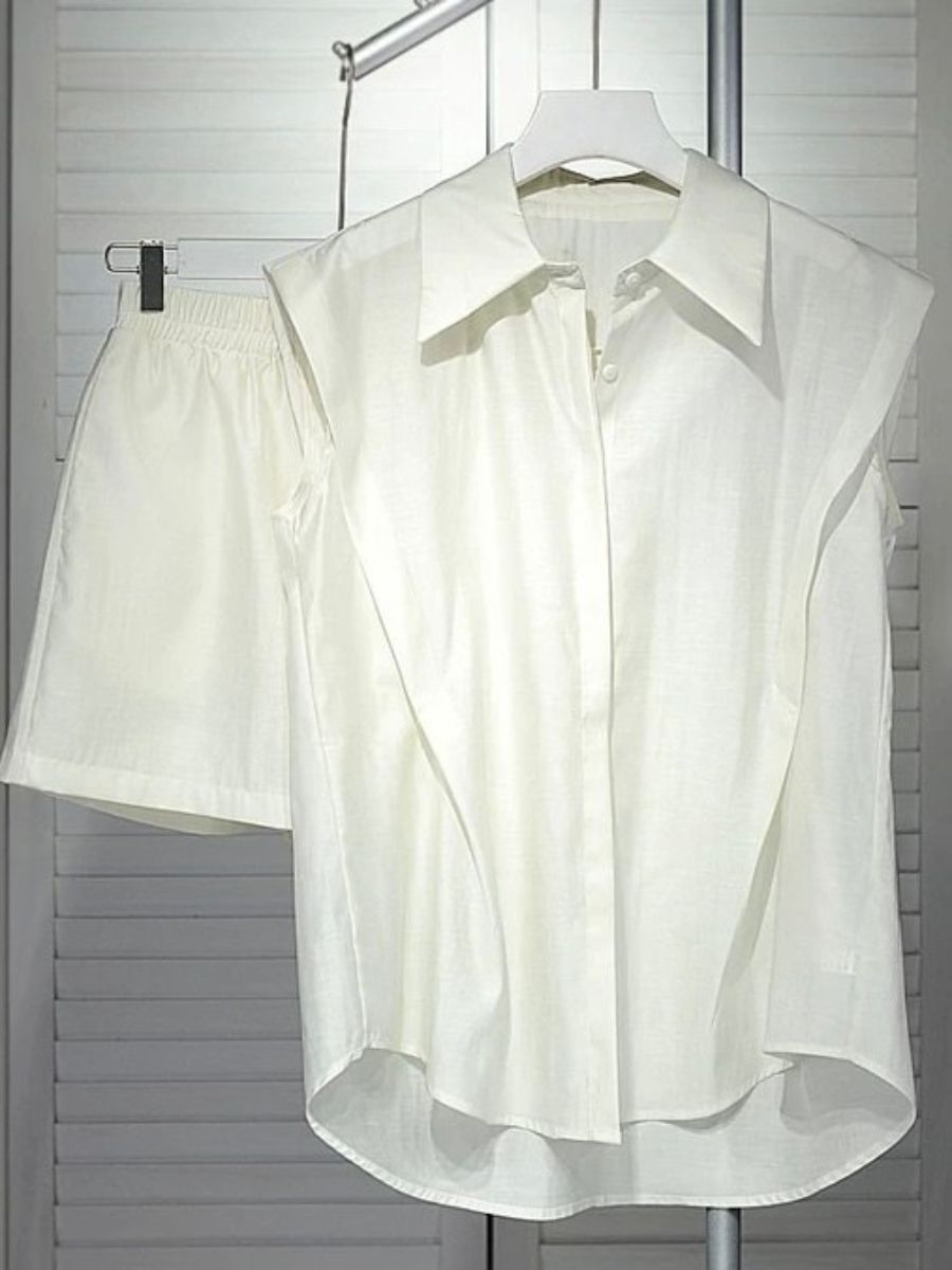 Larry Cap Sleeves Top & Shorts Set