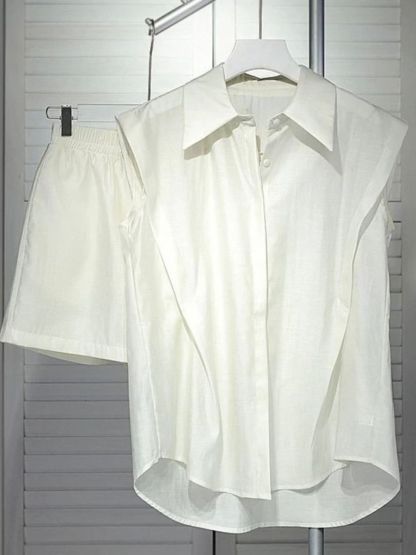 Larry Cap Sleeves Top & Shorts Set