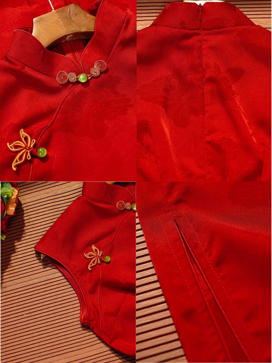 Lu Bo Sleeveless Cheongsam