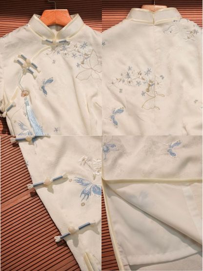 Lu Lan Floral Cheongsam