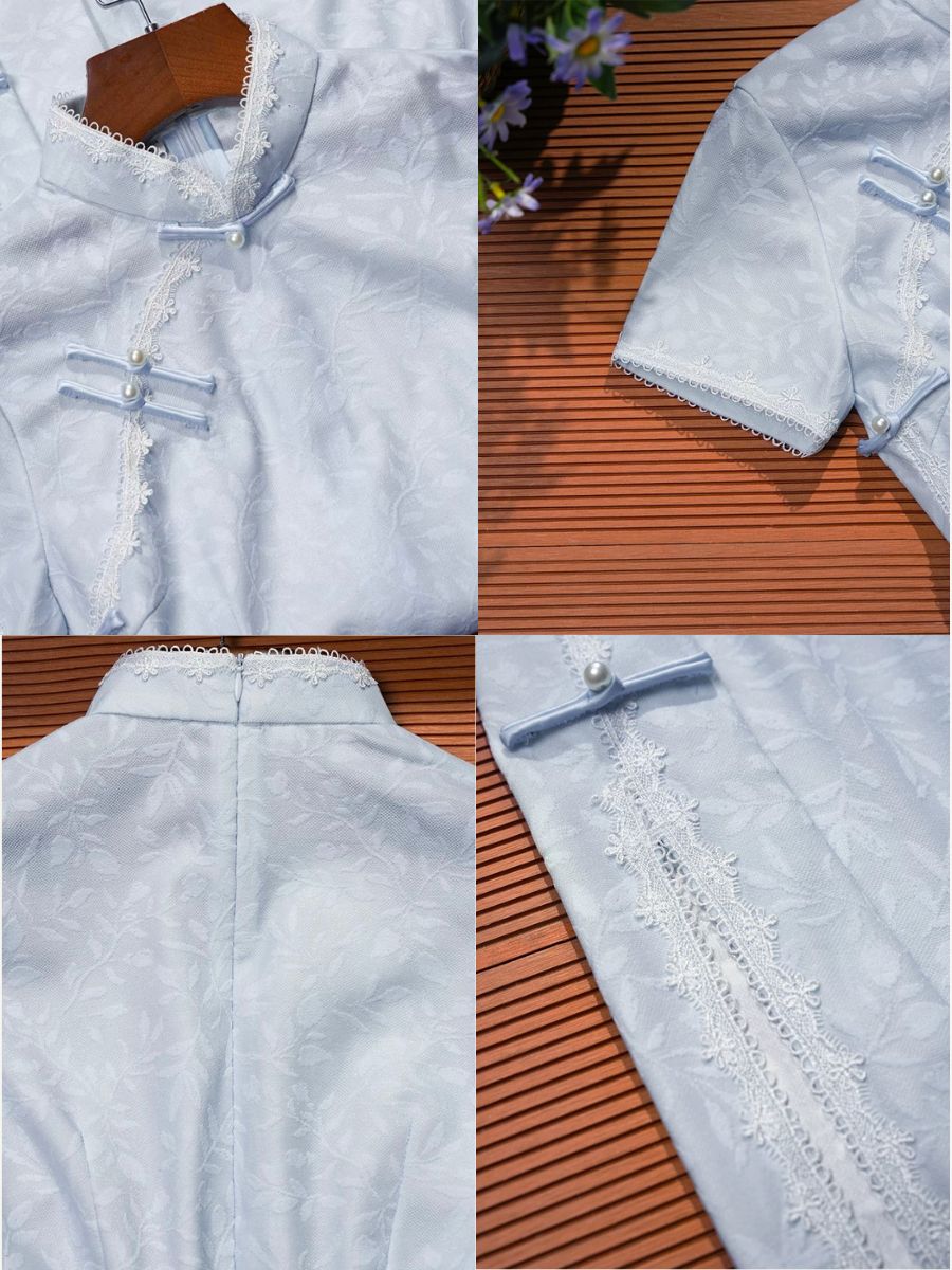 Lu Bing Straight Cut Cheongsam