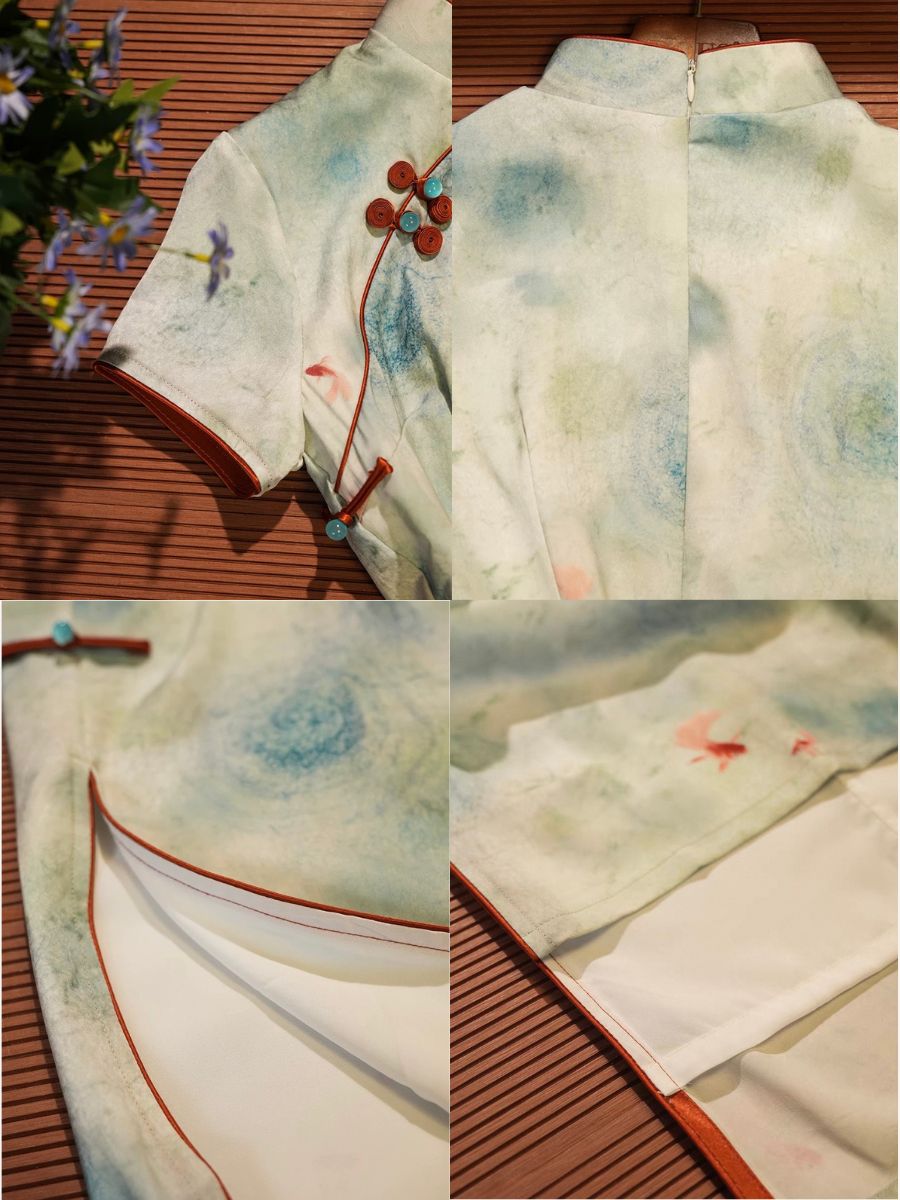 Lu Chu Watercolor Cheongsam