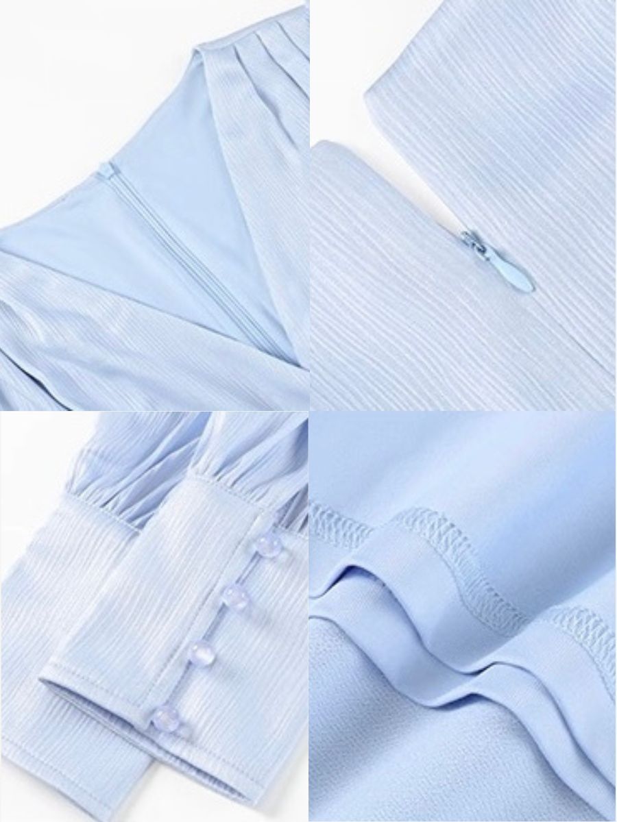 Flynn Waist Detail Delicate Satin Dress