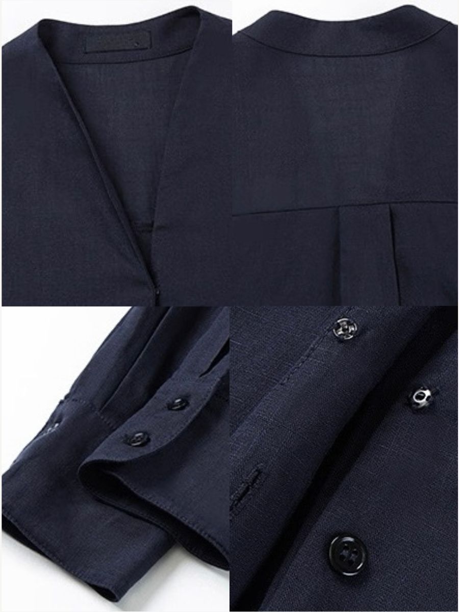 Fred Lyocell Linen Long Sleeve  Top