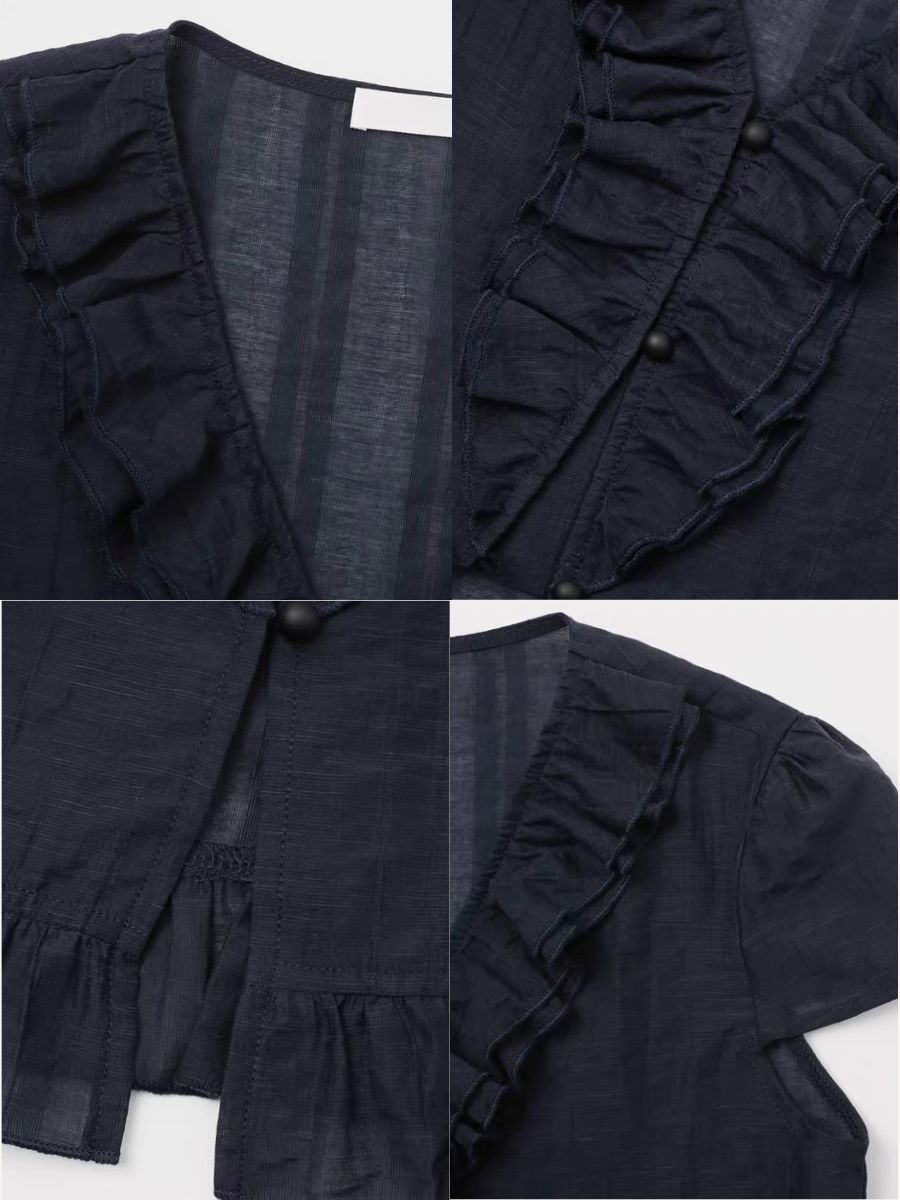 Kameron Ruffle Trim Blouse